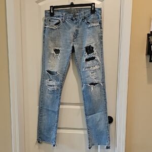 American Eagle Mens Distressed Jeans 32x34